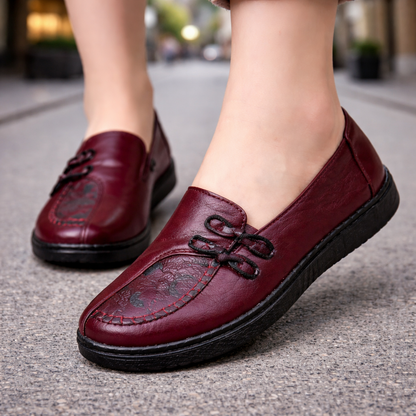 Men's Leather Slip-On Orthopedic Shoes