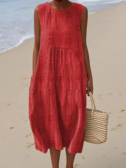 Sleeveless Midi Dress