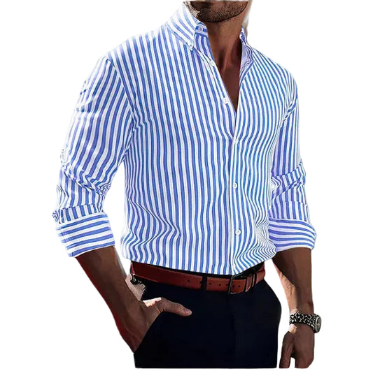 Eldon Men's Striped Button-Down Shirt