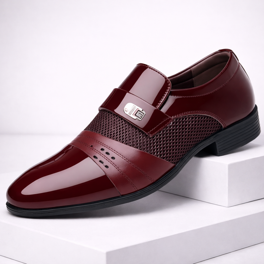 Men's Leather Slip-On Loafers